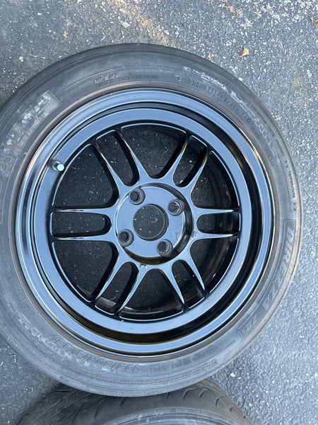 Enkei RPF1 Black Wheels 15x7 (set of 4)