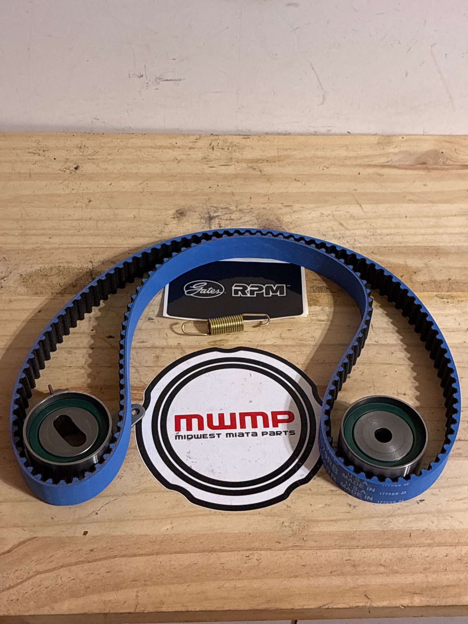 1990-2005 Mazda Miata Gates Blue Racing Timing Belt Kit