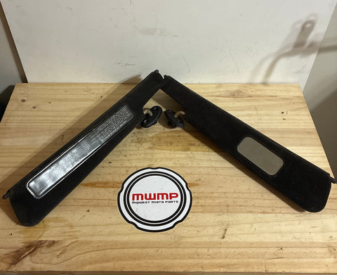 1990-1994 Mazda Miata Folding Sun Visor Set