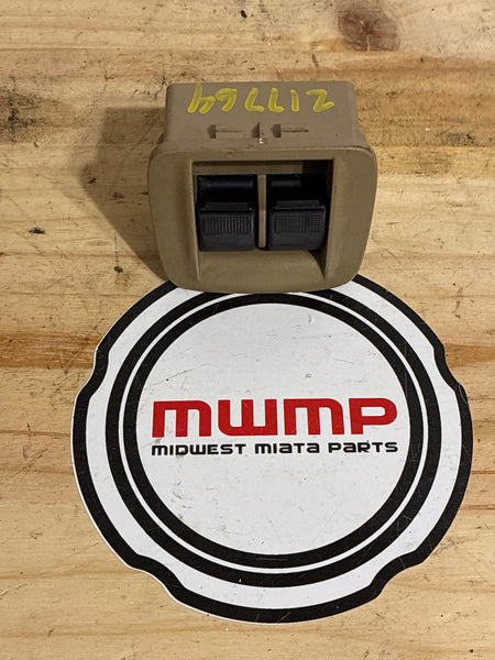 1999-2000 Mazda Miata Biege Power Window Switch NC11-66-350B 80