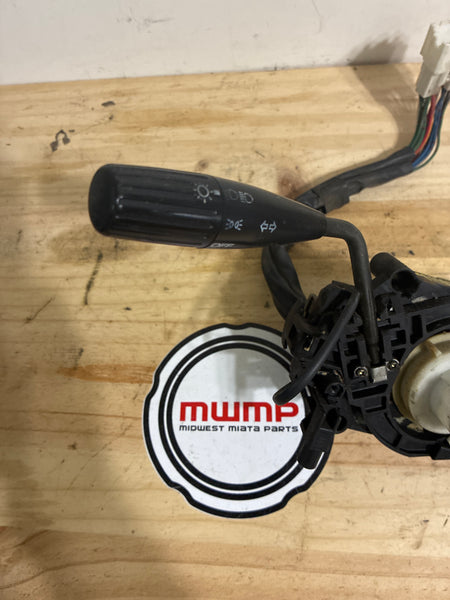 1990-1997 Mazda Miata Combo Switch Wipers Headlights Turn Signals without Clock Spring without Cruise
