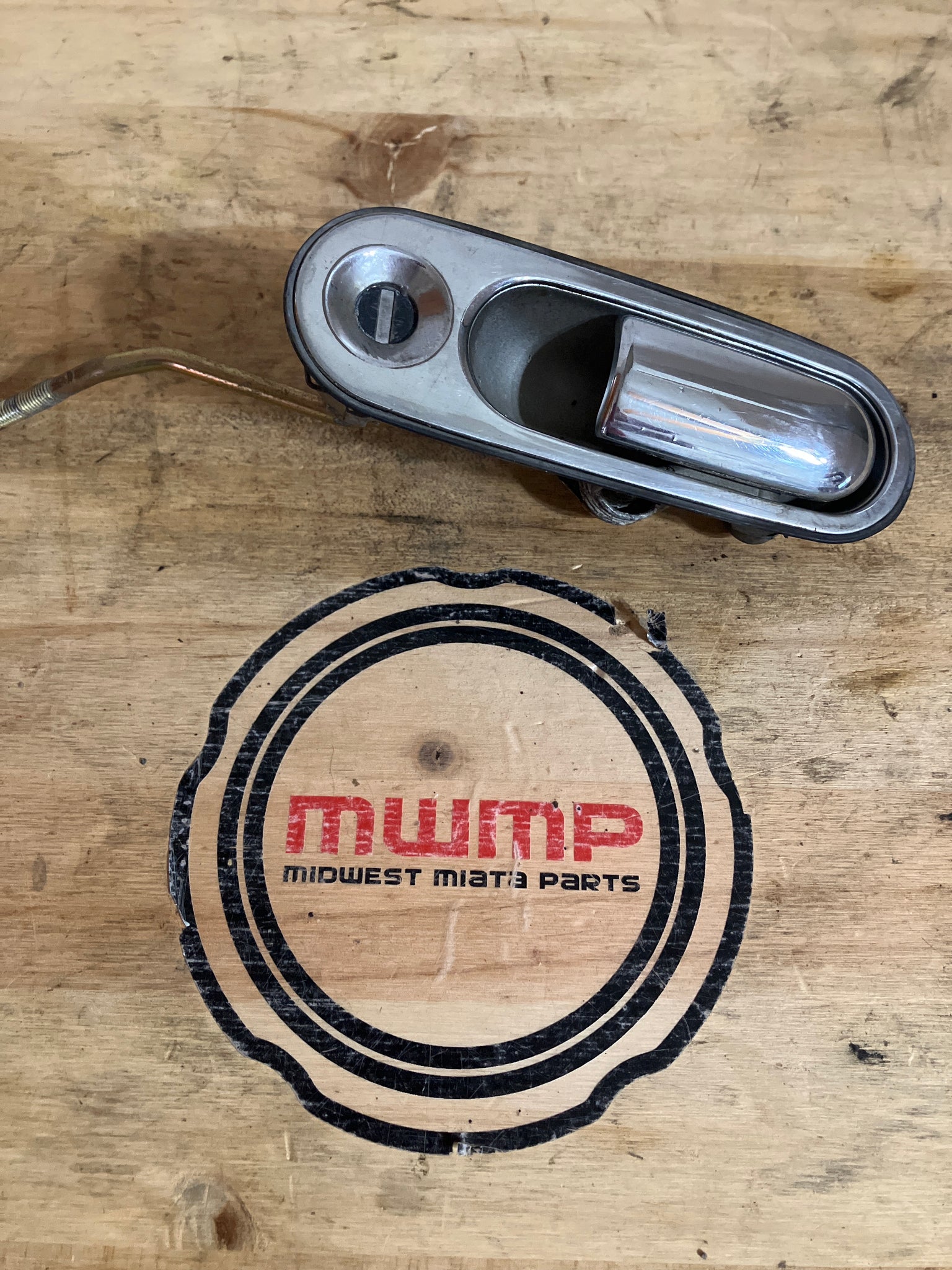 1990-1997 Mazda Miata Right Outer Chrome Door Handle NA01-58-410D