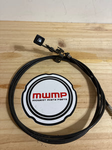 1990 Mazda Miata Fuel Door Release Cable and Release Handle