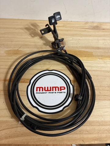 1990-2005 Mazda Miata Fuel and Trunk Release Cable and Release Handle Combo