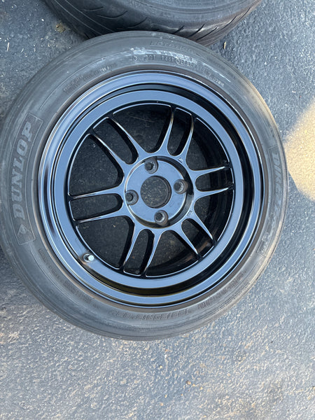 Enkei RPF1 Black Wheels 15x7 (set of 4)